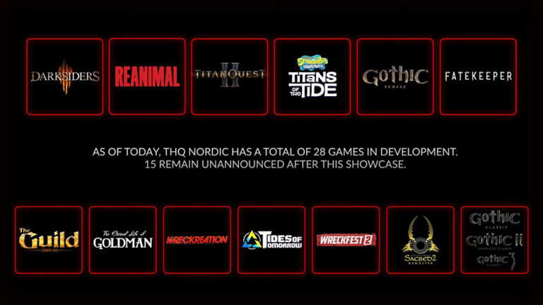 Van Darksiders 4, SpongeBob tot Gothic Remake, dit zijn de hoogtepunten van de THQ Nordic Showcase