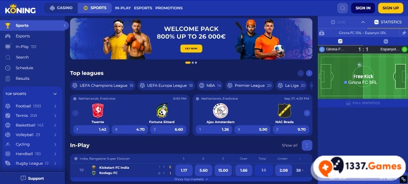 Koningbet Screenshot