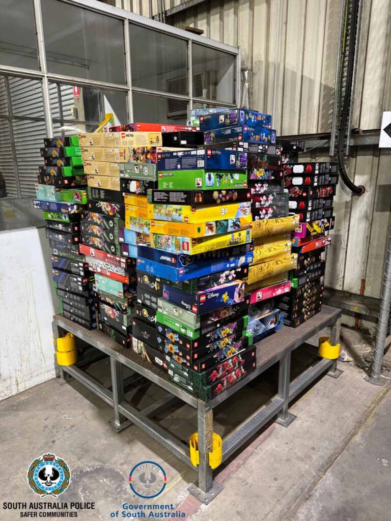 Gestolen LEGO-sets