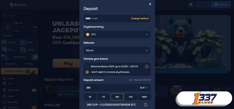 Klarna betaling bij een buitenlands casino