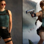 Actrice Sophie Turner voor het eerst te zien als Lara Croft