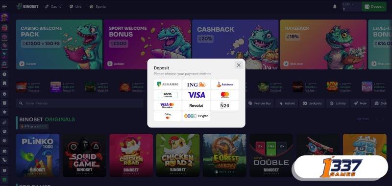 Stort met Paysafecard bij een casino zonder account