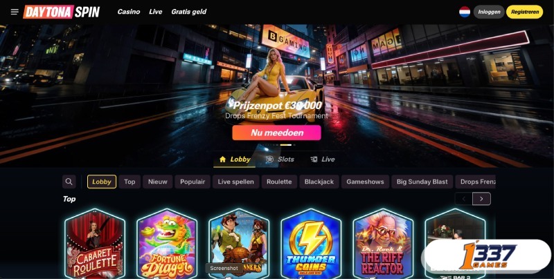 DaytonaSpin Screenshot